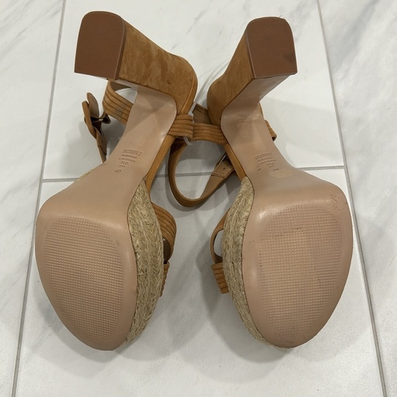 Schutz Blisse Platform Nubuck Sandal - Size 11 - Picture 12 of 14